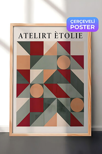 Postifull Slika u drvenom okviru, uokviren božićni poster, grafička serija za...