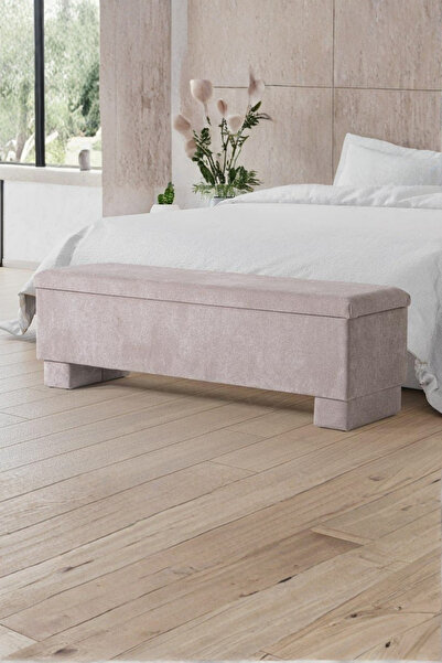 Breda Home Concept Side Lüks Sandıklı Yatak Ucu Pufu Bench