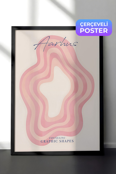 Postifull Slika u crnom okviru, set postera i okvira, serija Aarhus Comfort B...