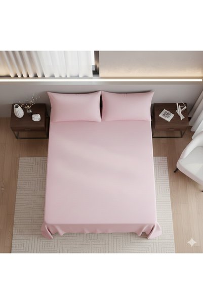 Zarif Home Bed Sheet Organic Cotton Akfil King Size (Battal Size) - 240 X 260