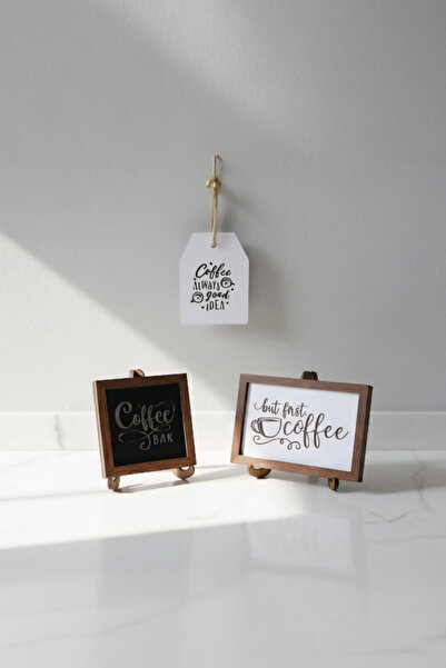 Ornavia Kahve Köşesi Dekor Ürünleri,Kahve Köşesi 3'lü Dekor Seti,Kahve Köşesi...