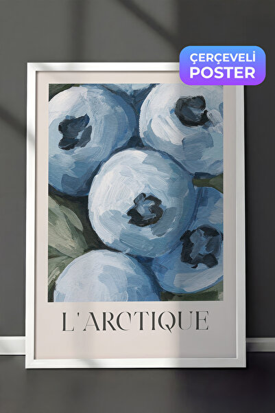 Postifull The Arctic  Çerçeveli Tablo, Beyaz Çerçeve ve Poster, Dikey Duvar T...