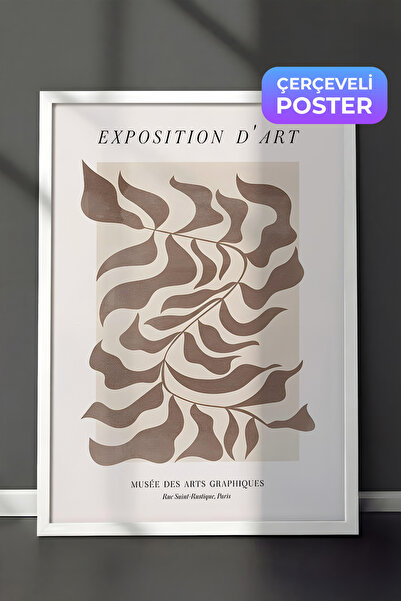 Postifull Slika u belom okviru, set postera i okvira, serija Exposition D'art...