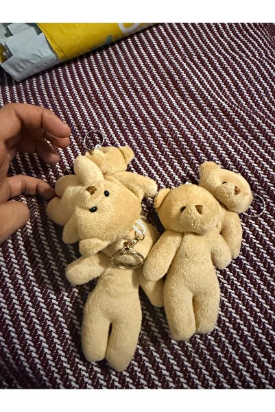 DOĞALYA İKRA ÇANTA Ornament pentru geantă și breloc cu ursuleț de pluș cadou ...