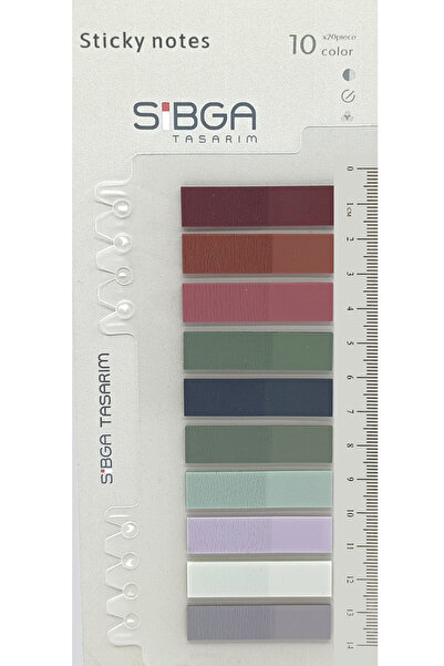 sibga tasarım Post-it colorat transparent Post-it Post-it. Semn de carte Semn...