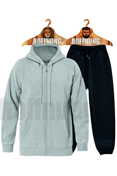 HOFFNUNG Men's Casual Short Sleeve Set with Blank Print Outdoor Spring/Summer...