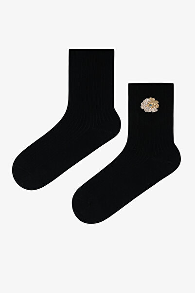 Penti Black Glam Bloom 2-Piece Socks