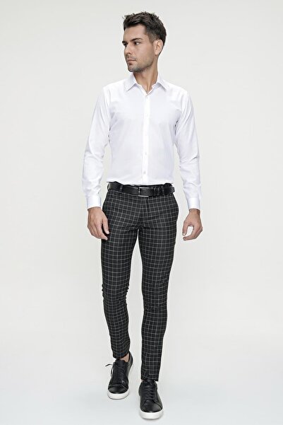 Efor P 1083 Slim Fit Siyah Spor Pantolon