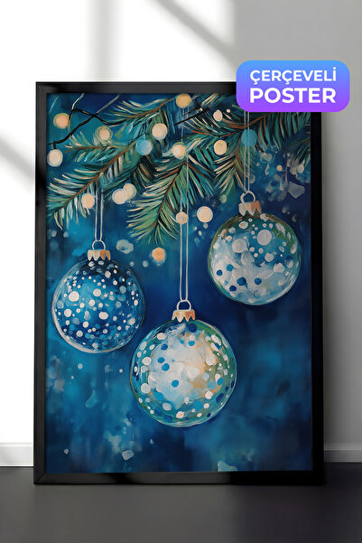 Postifull Crna uokvirena slika, set postera i okvira, serija za novogodišnju ...