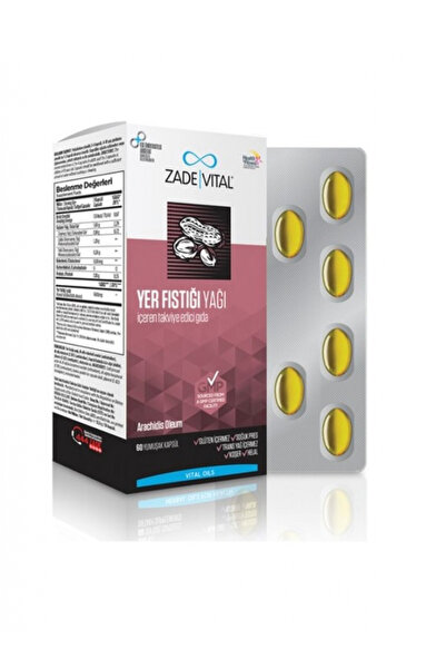 Zade Vital Yer Fıstığı Yağı Blister 60 Kapsül