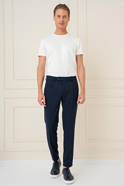 Efor P 1164 Slim Fit Lacivert Klasik Pantolon