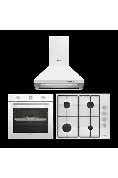 Arçelik Yeni Beyaz Eko Ankastre Set