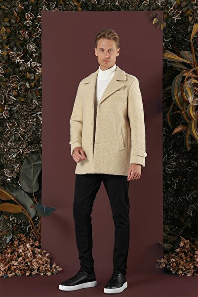 Efor KA 078 Slim Fit Bej Spor Kaban