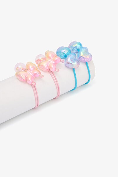 Penti Πολύχρωμο σετ πόρπες με φιγούρες καραμέλας για κορίτσια, 4 τεμάχια