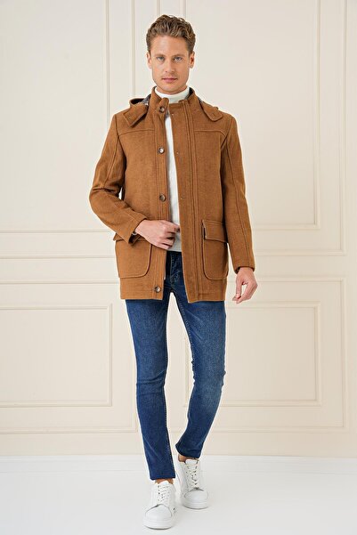 Efor KA 083 Slim Fit Camel Spor Kaban