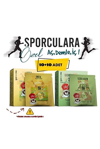 Schiller Sporculara Özel Aç Demle Iç Filtre Kahve - Collagen Ve India Robusta...