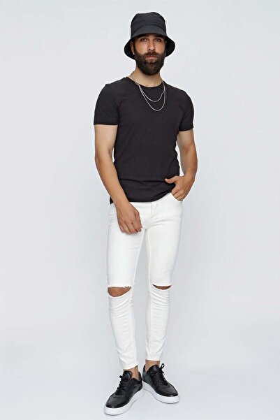 Efor 099 Beyaz Jean Pantolon