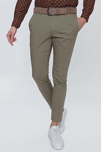 Efor P 1112 Slim Fit Haki Spor Pantolon