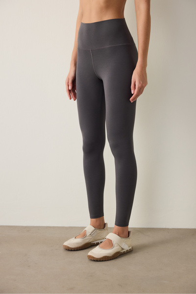 Penti Κολάν ψηλόμεσο από βαμβακερό ανθρακί μείγμα