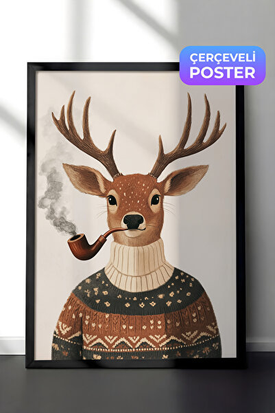 Postifull Slika u crnom okviru, set postera i okvira, serija za novogodišnju ...