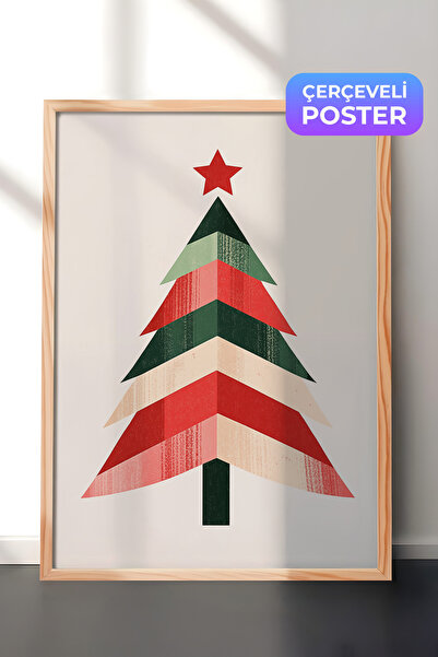 Postifull Slika u drvenom okviru, set postera i okvira, serija za novogodišnj...