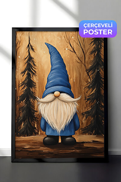 Postifull Slika u crnom okviru, set postera i okvira, serija "Novogodišnja ud...