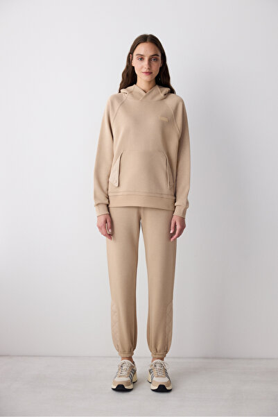 Penti Bej Kapitone Detay Marita Sweatshirt - Saude Koleksiyonu