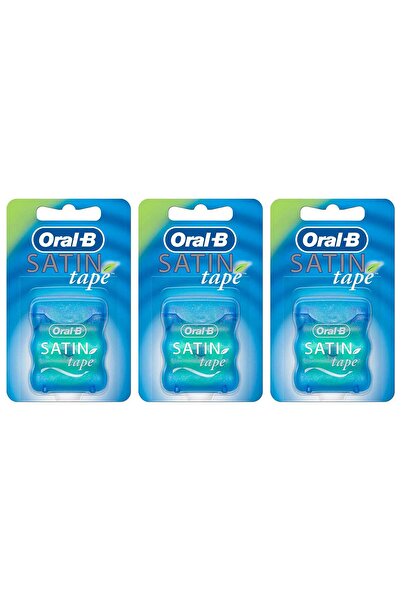 Oral-B Diş İpi Satin Tape 25 m x 3 Adet