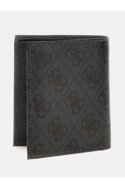 Guess Мілано Двоєдний Маленький Чоловічий Чорний Гаманець SMVELELEA22-BLA