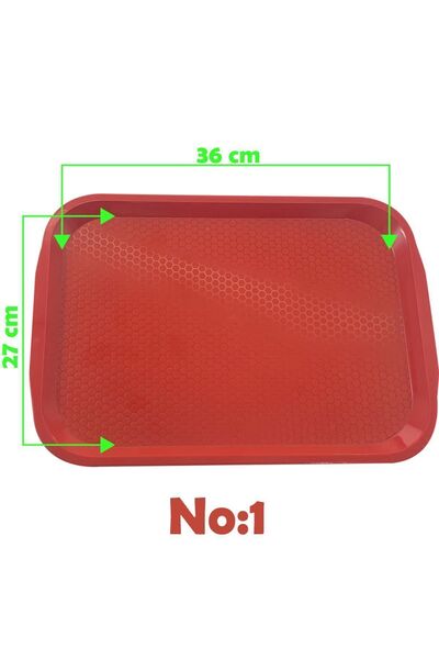 Hesna Natural 10Pcs No1 Fast Food Tray - Serving Tray - Presentation Tray 27*36, Serving Tray, Medium Size, 27X36