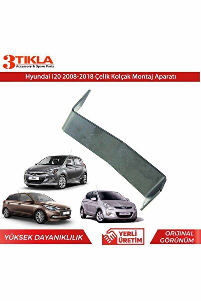3 Tıkla Hyundai i20 2008-2015 Çelik Kolçak Kol Dayama Montaj Ayağı