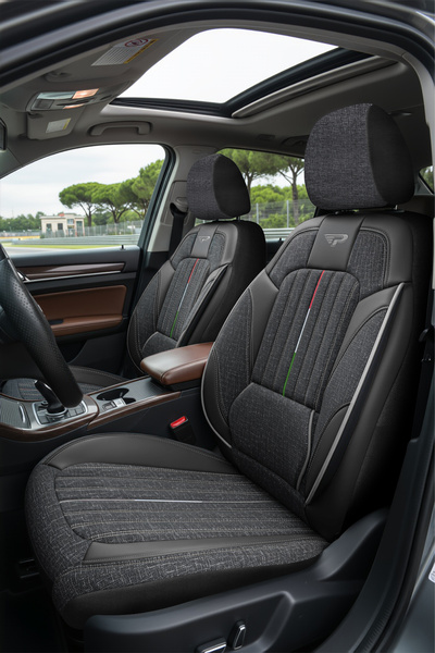 Panda Kılıf Panda Milano Series Linen Fabric Car Seat Cover - Full Set