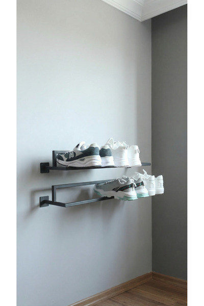Gelişim Metal FRAME-Duvara Monte Ayakkabılık Raf - Modern Tasarım Çok Amaçlı ...