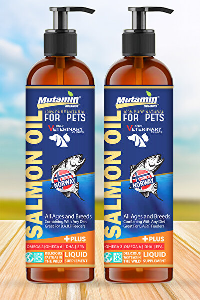 Mutamin Organics Kedi Ve Köpekler İçin Norveç Somon Balık Yağı 550 ML