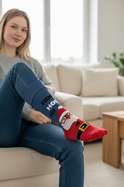 Esinti جوارب عيد الميلاد للجنسين، هدية ملونة منقوشة لعيد الميلاد للرجال والنس...