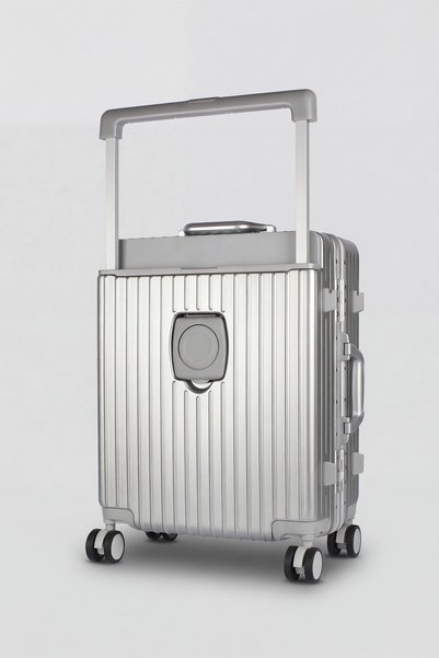 Zeplin Bold PC Policarbon Kabin Boy Valiz Silver