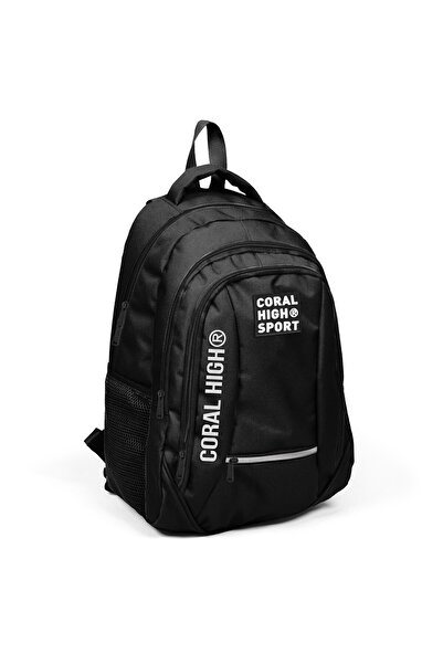 Coral High 23452 Rucsac sport negru cu patru compartimente