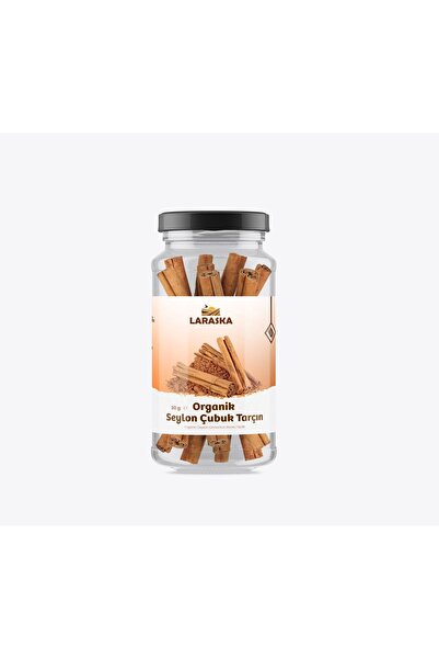 Laraska Organik Organik Seylon Çubuk Tarçın 20g Ceylon Cinnamon Sticks Quills