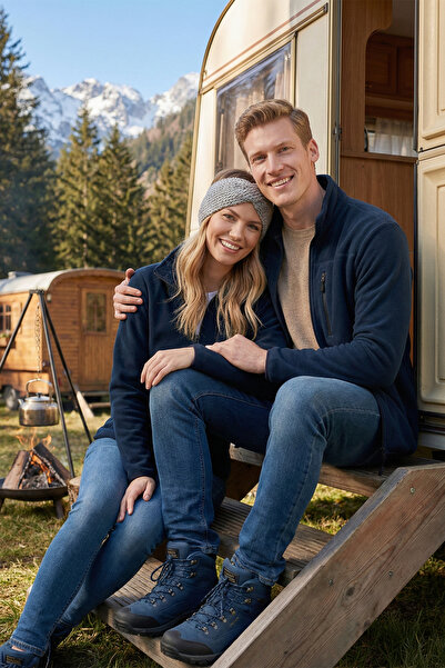 Buratti Slim Fit Pockets Zippered Anti-Pilling Non-Pilling Cold-Proof Fleece ...