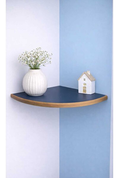 iDekor Single Wall Shelf Set (25 cm) – Stylish Corner Shelf for Hallways and ...