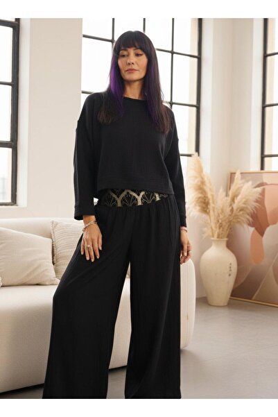 Su Koleksiyon بلوزة وبنطلون ساهرا