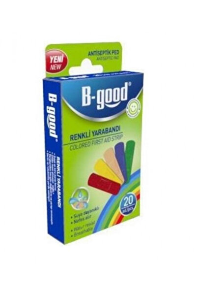B-GOOD Renkli Yarabandı 20 Adet