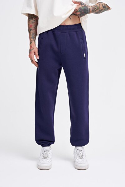 Machinist Erkek Basic Jogger Relaxed Lacivert Eşofman Altı