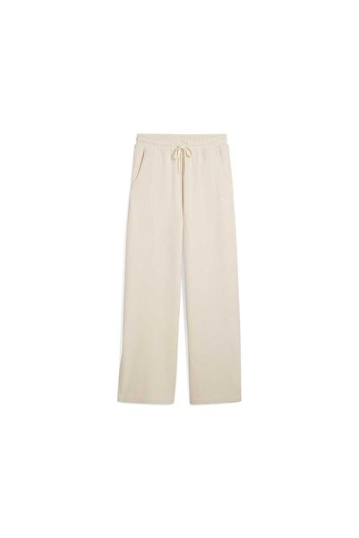 Puma Her High-Waist Straight Kadın Bej Günlük Stil Eşofman Altı 68506187