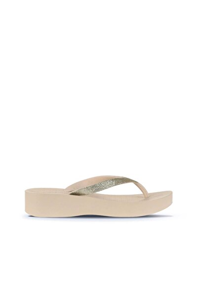 İpanema Beige Ip Mesh Chic Kaıdn Flip Flops 22Ip011