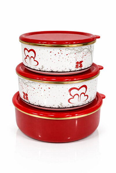 PR HOME Love Enamel - Triple Storage Set