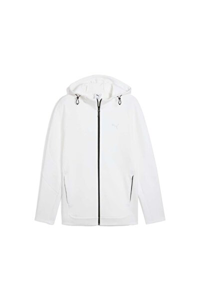 Puma Jachetă albă pentru bărbați Evostripe ( 684613 -02)