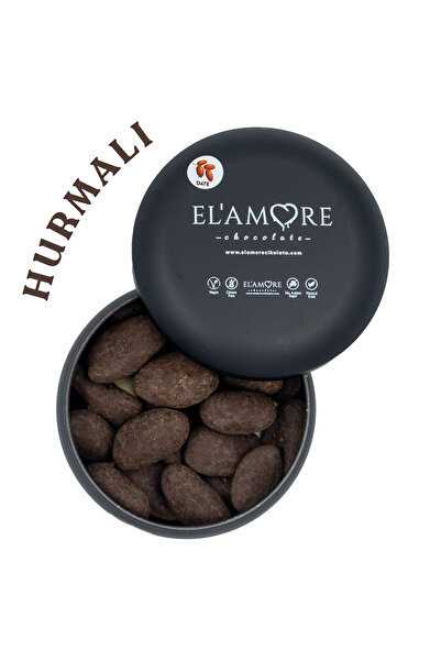 Elamore Şeker İlavesiz, Glütensiz, Vegan Hurmalı Bitter Çikolata - Siyah Yuva...