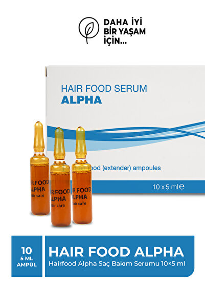 Hhs Hairfood Alpha At Kuyruğu Özlü Dökülme Karşıtı Hızlı Uzama ve Kolajen Saç...