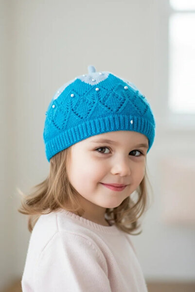 Bay Şapkacı Bay Şapkacı - KIZ ÇOCUK RESSAM İNCİLİ ŞAPKA